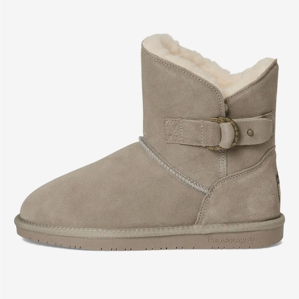 NWT BearPaw Women's Steph Faux Shearling Lined Bootie - Picture 4 of 7